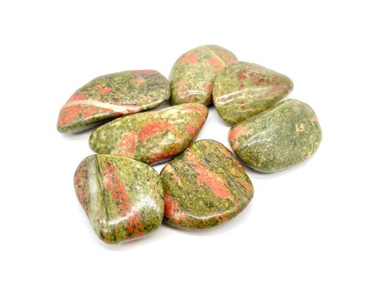 Unakite Tumbled Stone, XXL