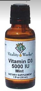 Vitamin D3 (5000 IU), 1oz, Mint Flavor