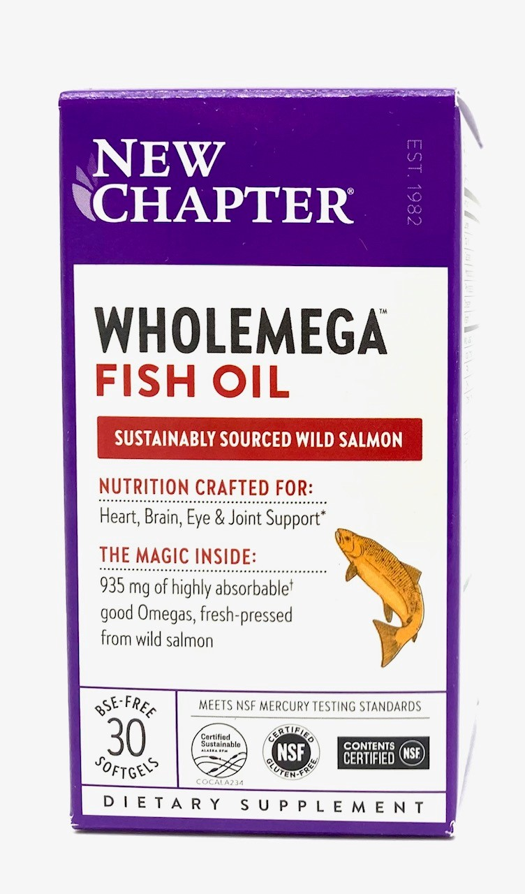 Wholemega Whole Fish Oil, 30 softgels (EXPIRES 09-2024)
