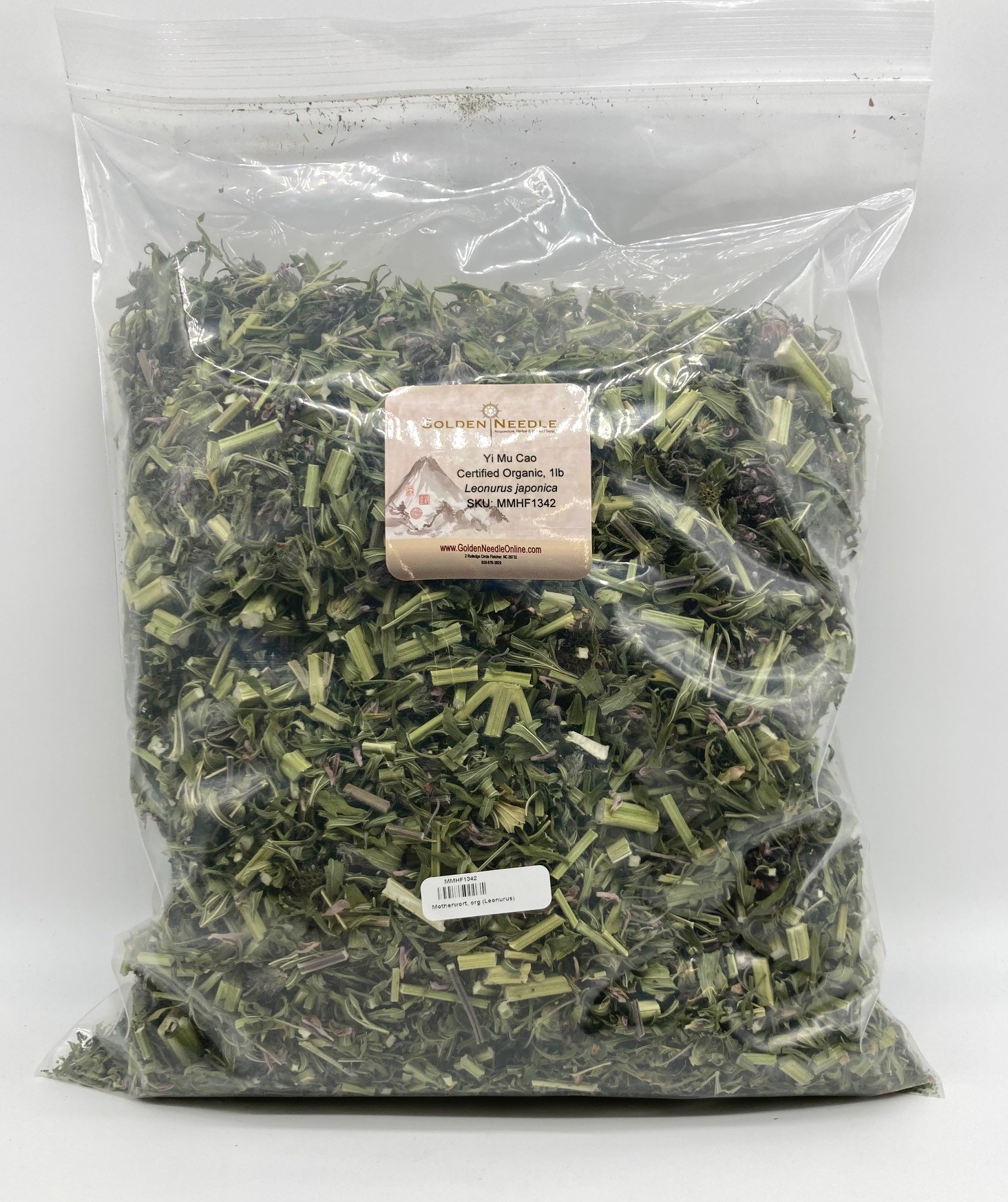 Yi Mu Cao - Chinese Motherwort (Organic/USA Grown), 1lb