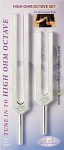 High Ohm Octave Tuning Fork Set, 272.2hz and 544.4hz