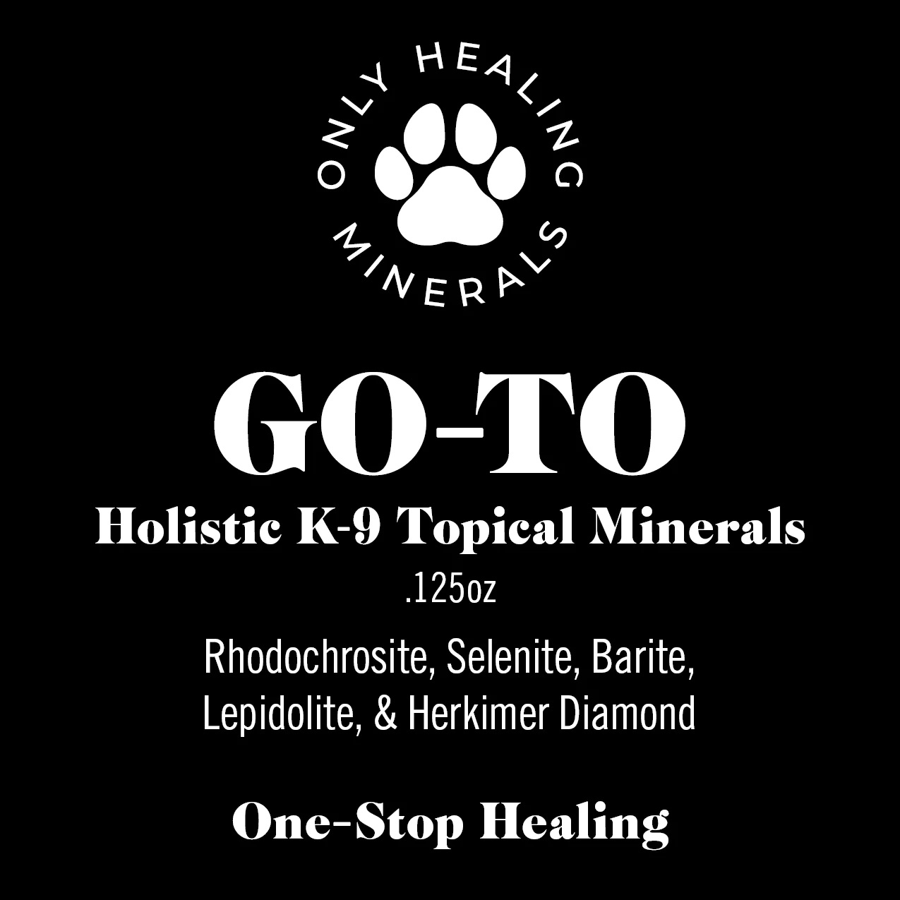 Go-To, K9 Topical Mineral