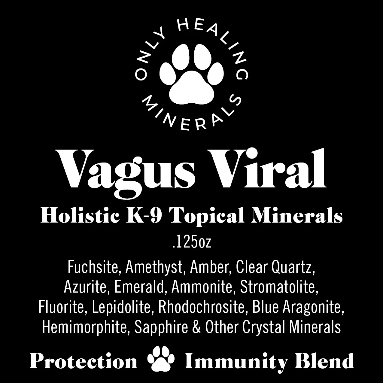 Vagus Viral, K9 Topical Mineral 