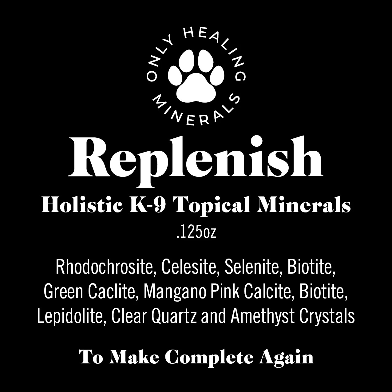 Replenish Mineral Blend, K9