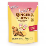 Ginger Chews - Lychee, 4oz