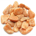 Orange Calcite Gemstone, Tumbled, Grade A, Large