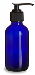 Cobalt Blue Bottle with Pump, 4oz