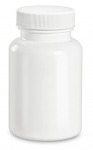 175cc Plastic Packer Bottle with Ribbed Lid