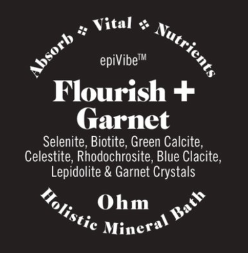 Flourish & Garnet Mineral Bath