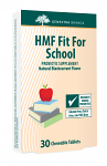 HMF Fit for School Chewable Probiotic, 30ct (12.5b CFUs)