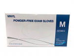 Medium Powderless Vinyl Gloves, 150 per box