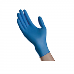 Medium Powderless Nitrile Gloves- Blue