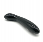 Obsidian Massage Wand, Curved 