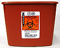 2 Quart (Tub) Sage Bio-Hazard Container - F