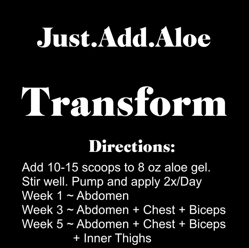 Transform, Topical Mineral - Just Add Aloe