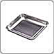 Stainless Steel Open Tray (10.2" x 8.0" x 1.25")