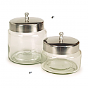 Glass Jar (Cotton Jar), 3"